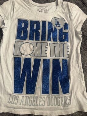 5th & Ocean White Tee with Navy Printed Label